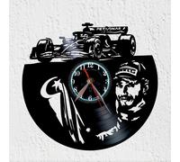 Orologio a disco in vinile Lewis Hamilton pilota F1