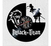 Orologio a disco vinile vinile silhouette serie anime fumetti decorazione regalo
