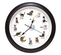 Orologio a forma di gatto, 33 cm