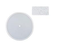 Orologio a forma di resina siliconica, orologio in resina epossidica, stampi per orologio da parete fai da te, decorazione per la casa, orologio in resina siliconica, kit di modellatura araba romano,