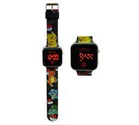 Orologio LED Pokémon nero con licenza per bambini