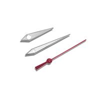Orologio a mano adatto per movimento NH35/NH36/4R/7S, orologio secondo minuto ore lancette di ricambio per donne uomini parti di orologi, Rosso di seconda mano