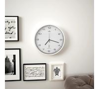 Orologio a Parete Radiocontrollato Movimento Quarzo 31cm Bianco