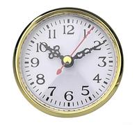 Orologio a pendolo rotondo in metallo con cornice portafoto integrata, che combina un design semplice e un'indicazione del tempo affidabile per l'uso in casa, ufficio o spazi personali (A)