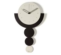 orologio a pendolo trilogy Avorio ,nero ,avorio in Ferro 29x49,5hcm