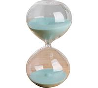 Orologio A Sabbia, Timer A Sabbia, Timer A 45/60 Minuti Timer A Sabbia Portatile Timer A Clessidra in Vetro Sabbia Grande E Colorato Timer A Clessidra Misure I, 1 Green, 60 Minutes(14.5 * 7.5cm)