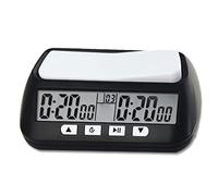 Orologio a scacchi Conto alla rovescia digitale Alimentato a batteria Multi-mode Funzione di Memoria Timer Antiurto Pad Orologi elettronici per scacchi Weiqi cinese, orologio senza batteria