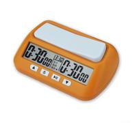 Orologio a scacchi digitale per conto alla rovescia, tempo bonus, nero | Robusto materiale ABS, grandi tasti flessibili, facile da premere, durevole