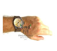 Orologio Acciaio Sportivo tipo Pilota Aeronautica Militare subacqueo vintage Cin