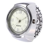 Orologio ad anello - Orologio a dito rotondo, piccoli orologi creativi per uomini e donne, accessorio di moda per feste, appuntamenti, vacanze, celebrazioni