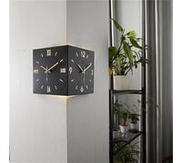 Orologio Ad Angolo A LED, Orologio Da Parete Ad Angolo Bifacciale, Orologio Da Parete Silenzioso Decorativo Con Luce Del Sensore Vocale, For L'arredamento Del Soggiorno Della Camera Da Letto ( Color :
