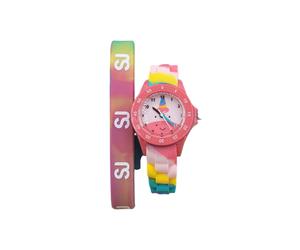 Orologio al quarzo + Braccialetto in silicone Seven SJ Gang per Bambini