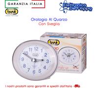 Trevi SL 3052 Orologio da tavolo in quarzo Ovale Bianco