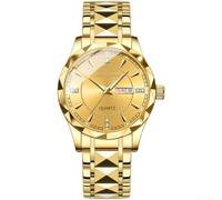 Orologio al quarzo da uomo, in acciaio inox, con data, luminoso | Lancette luminose, visione al buio, impermeabile nella vita quotidiana, design robusto, per lavoro e tempo libero