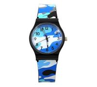 Orologio al quarzo per bambini, orologio al quarzo analogico mimetico impermeabile, strumento per insegnare, orologio sportivo da esterno per studenti, Blu scuro, se beskrivning, Unisex - Adulto
