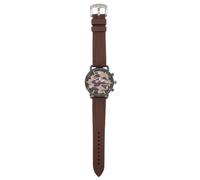 Orologio Al Quarzo per Bambini, Orologio Analogico per Bambini con Quadrante in Vetro HD Ad Alta Efficienza per i Festival (BROWN)