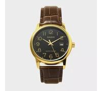 Orologio al Quarzo Uomo CASIO MTP-V002GL-1B | Cassa Tono Oro, Quadrante Nero,...