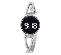 Orologio alla moda in lega argento oro nero cronometraggio preciso | Design unico dei bordi, stile accattivante, si distingue dalla folla, dichiarazione di moda moderna, look distinto