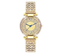 Orologio analogico al quarzo da donna, casual, in metallo, orologio da polso, orologio da polso con data di lavoro, orologio casual da donna, piccolo orologio da donna, Oro, misura unica, Bracciale