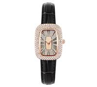 Orologio analogico al quarzo da donna, casual, in pelle, orologio da polso, orologio da polso con data di lavoro, orologio casual da trincea