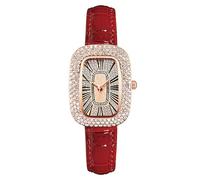 Orologio analogico al quarzo da donna, casual, in pelle, orologio da polso, orologio da polso con data di lavoro, orologio casual da trincea