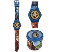 OROLOGIO AVENGERS MARVEL DA POLSO ANALOGICO IN SCATOLA DI LATTA - MV15782