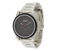 Orologio analogico '#BRAVE' Uomo HUGO One Size rosso / nero / argento / bianco