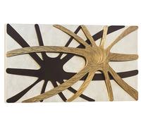 Orologio Analogico da Parete Muro Moderno Ceramica Composita Traforata Lucida +