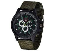 Orologio analogico da polso al quarzo da uomo in acciaio inossidabile con data, orologio sportivo da uomo Gmdb800sc-1b, Verde, misura unica