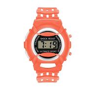 Orologio analogico elettronico da polso per ragazze digitale per bambini sport LED orologio per ragazze orologi digitali età 11-15, Arancione, One Size
