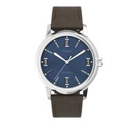 Orologio analogico 'Marlin®' Uomo TIMEX One Size blu / cachi / argento