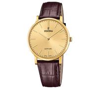 Festina Orologio da Uomo Swiss Made Polso Pelle Braun Uf20016/2