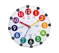Orologio analogico silenzioso per bambini Impara a dire facilmente per le