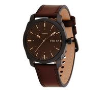 Fossil Machine Cinturino in Pelle Giorno/Data Al Quarzo FS5901 50M Orologio Uomo