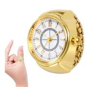 Orologio anulare | Orologio anello vintage al quarzo rotondo | Orollogio creativo per donne e uomini, accessorio elegante con design originale, ideale come regalo o memoria di un diploma