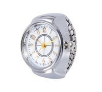 Orologio anulare | Orologio anello vintage al quarzo rotondo | Orollogio creativo per donne e uomini, accessorio elegante con design originale, ideale come regalo o memoria di un diploma