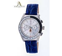 Orologio Argenio Napoli uomo cronografo acciaio pelle stemma Regno due Sicilie