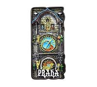 Orologio Astronomico Praga Repubblica Ceca Frigorifero Magnete Viaggi Souvenir 3D Decorazione Frigorifero Adesivo Magnetico Dipinto a Mano