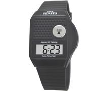 Orologio Atomic parlante in inglese English Talking Watch - Orologio unisex con pulsante superiore LCD con sveglia forte, per chi ha problemi di vista, anziani, non vedenti - solo per Regno Unito (1026)