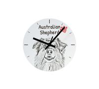 Orologio Australiano Per Pastore Con Una Foto Di Un Cane Art-Dog