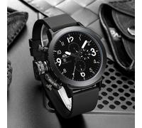 Orologio automatico da uomo Orologio meccanico a carica automatica Cinturino in caucciù Nero Argento Barca Arancione Blu Giallo Grigio Moda U Orologi per mano sinistra