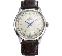 Orient Classic Bb00 Bambino 38 Roman - Orologio Unisex Automatico E A Carica Manuale Meccanico Classico Cinturino In Pelle Marrone Cassa In Acciaio Inox Quadrante Giallo - RA-BB0003Y