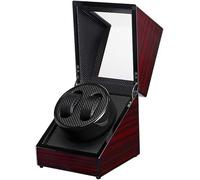 Orologio automatico orologio orologio vento per il vento del dispositivo tavolo da tavolo ebano vernice singola testa 2 scatola di orologio rotante cassetta rotante catena rotante shaker box box-v