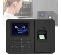 Orologio automatico per dipendenti per piccole imprese, con 2,4 TFT LCD e password di impronte digitali, rilevatore di presenze, orologio automatico da ufficio con software gratuito (0 tariffe mensili