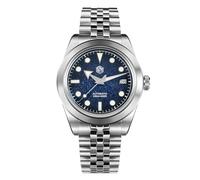 Orologio Automatico San Martin, Cassa in Acciaio 316L 39mm, Movimento NH35A, Impermeabile 100M, Bracciale in Acciaio Inox, V 2, Abito di lusso