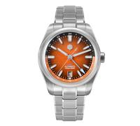 Orologio automatico San Martin GMT, cassa in acciaio inossidabile da 39 mm, resistente all'acqua 100 m, movimento 9075, V 2, Lusso/Sport