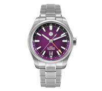 Orologio automatico San Martin GMT, cassa in acciaio inossidabile da 39 mm, resistente all'acqua 100 m, movimento 9075, V 4, Lusso/Sport