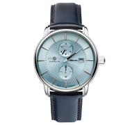 Zeppelin Orologio da uomo serie Atlantic regolatore automatico con cinturino in pelle blu 8426-3