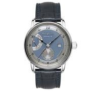 Zeppelin Orologio da uomo Friedrichshafen 85903 Automatico con data Cinturino pelle Quadrante blu