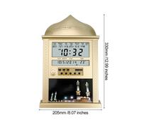 Orologio Azan Calendario Preghiera Musulmano Regolabile Preghiera Tempo Temperat